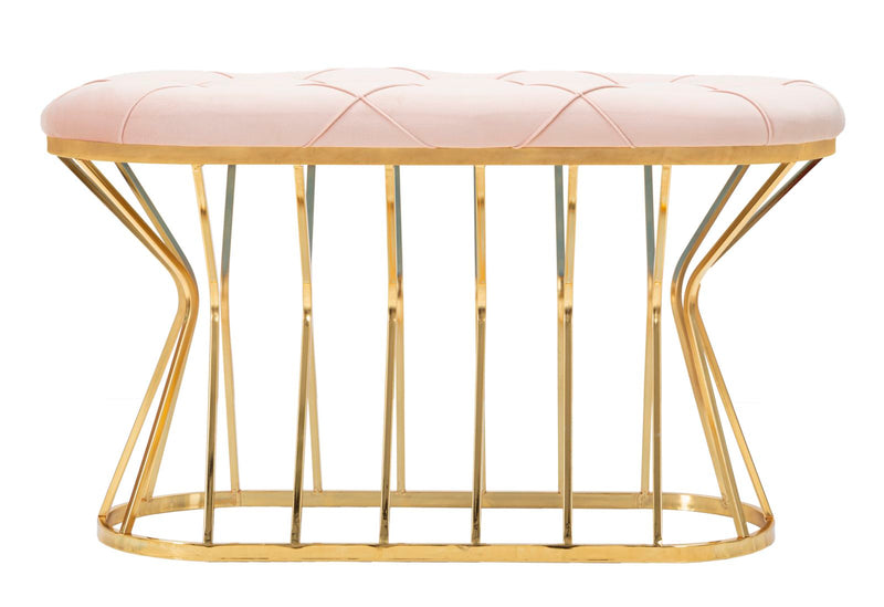 Mauro Ferretti Panca Zig Rosa 91 x 38 x 52 cm
