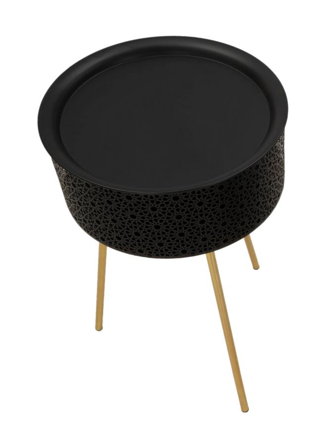 Mauro Ferretti Tavolinetto Blacky Ø 40 x 65 cm