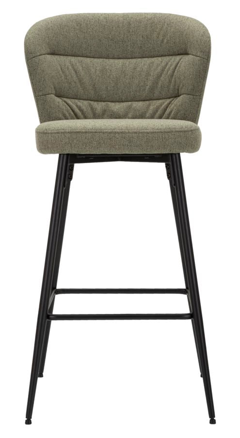 Mauro Ferretti Sgabello Bar Losanna Verde Set 2 pz 52 x 59 x 108 cm