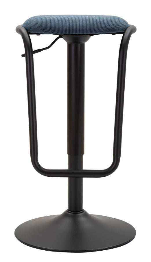 Mauro Ferretti Sgabello Bar Destiny Navy Ø 41 x 61-83 cm