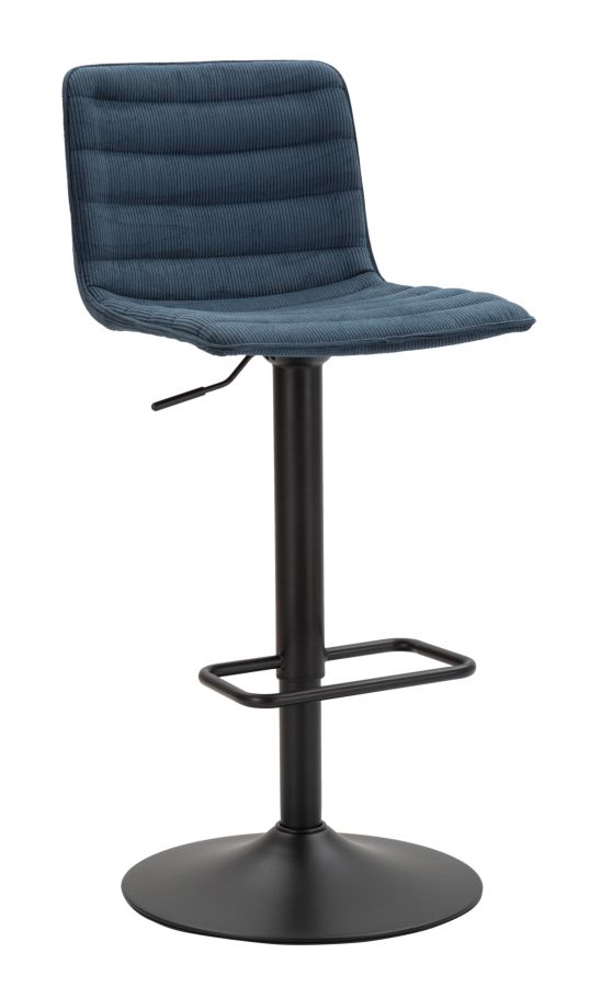 Mauro Ferretti Sgabello Bar High Navy 43 x 49,5 x 85,5-107 cm (seduta 61-82,5) Set 2 pz