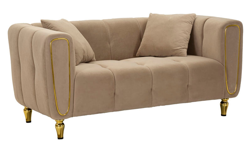 Divano alma grigio c/cuscini cm 155x81x71