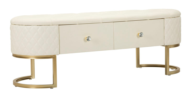 Panca c/cassetti sharon cm 120x40x43