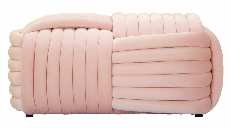 Panca softy rosa cm 90x45x45