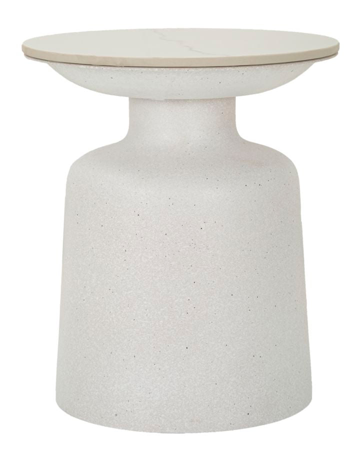 Tavolinetto white fush cm ø 40x47
