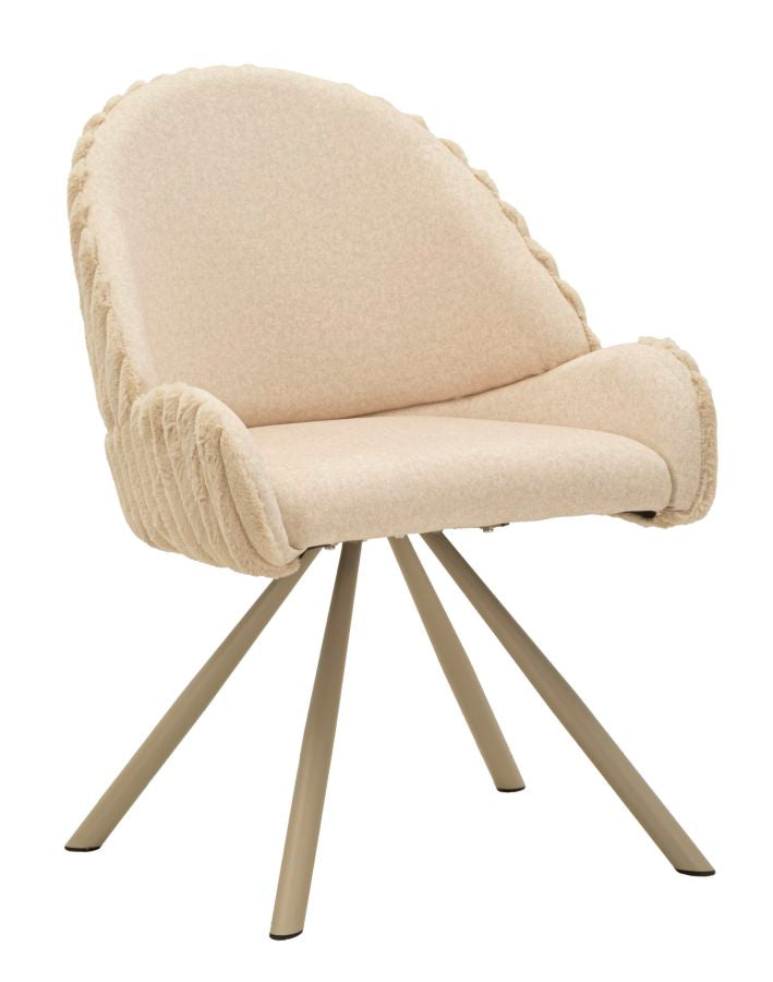 Sedia stoccolma -a-crema set 2 pz cm 58x53x85