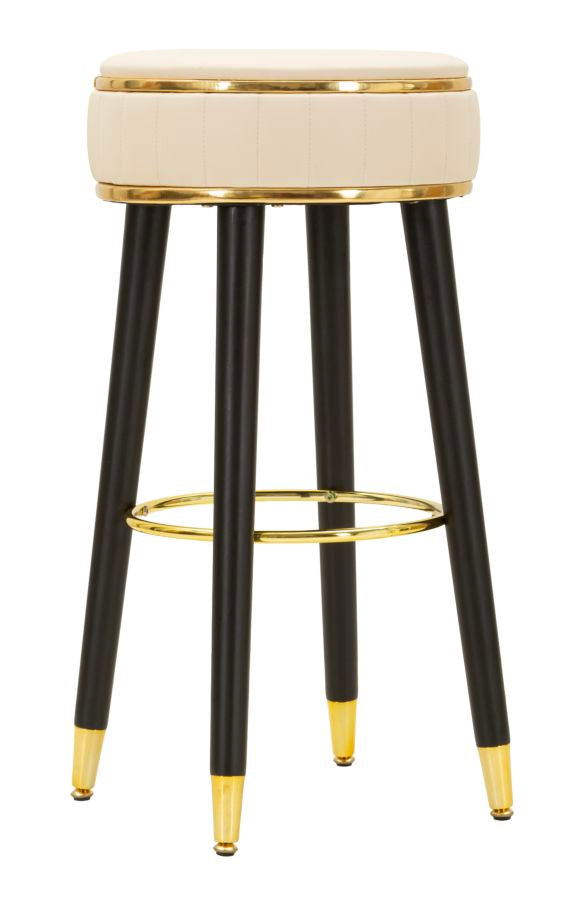 Sgabello bar london crema cm ø 38x74