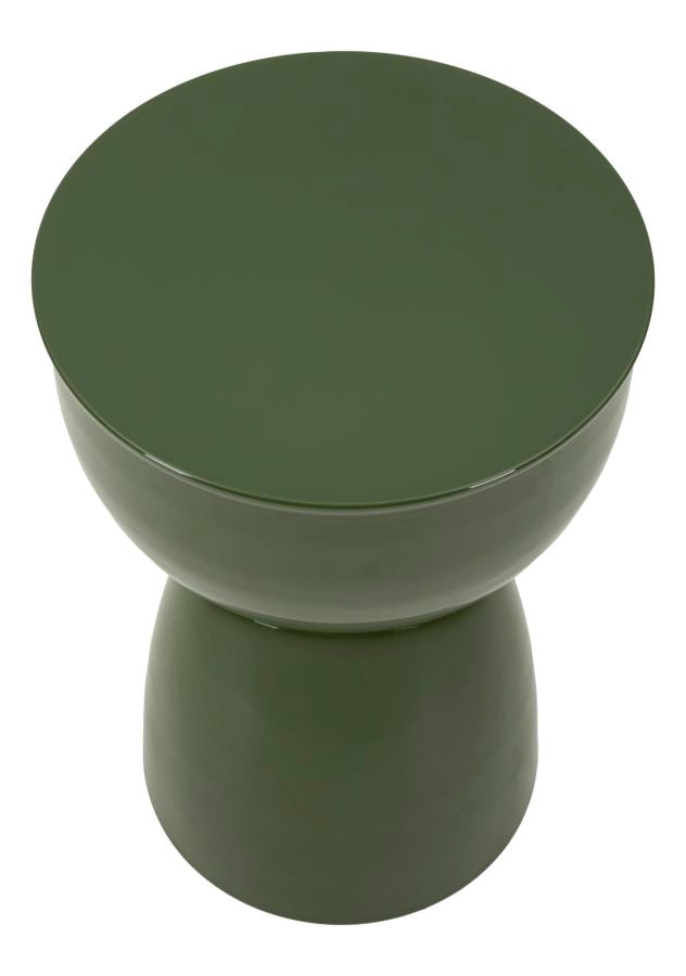 Tavolinetto in metallo yao verde cm ø 31x46