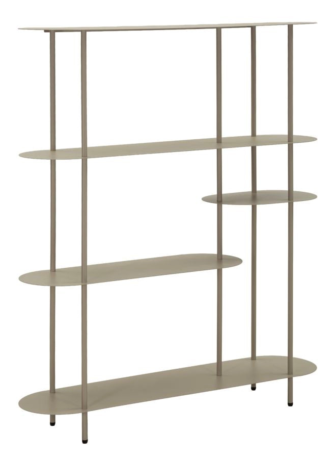 Libreria saturno tortora cm 118x31x139