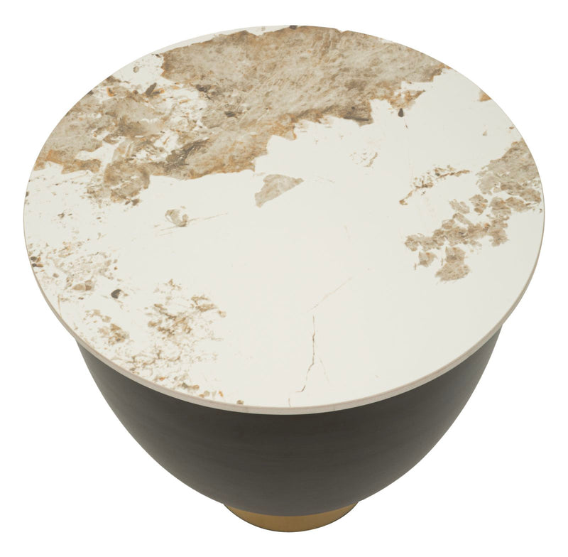 Mauro Ferretti Tavolo da Caffè Gley con Contenitore Ø 48 x 45 cm
