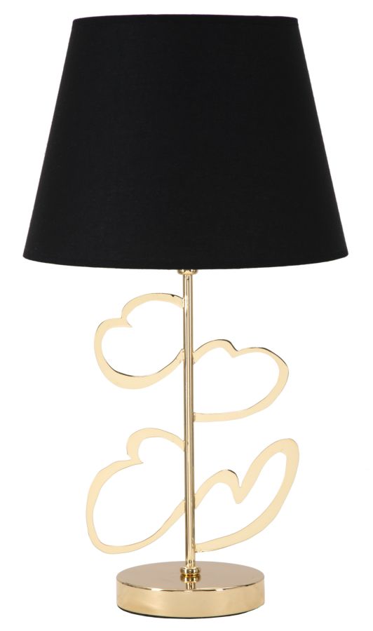 Mauro Ferretti Lampada da Tavolo Glam Hearts Ø 30 x 54,5 cm