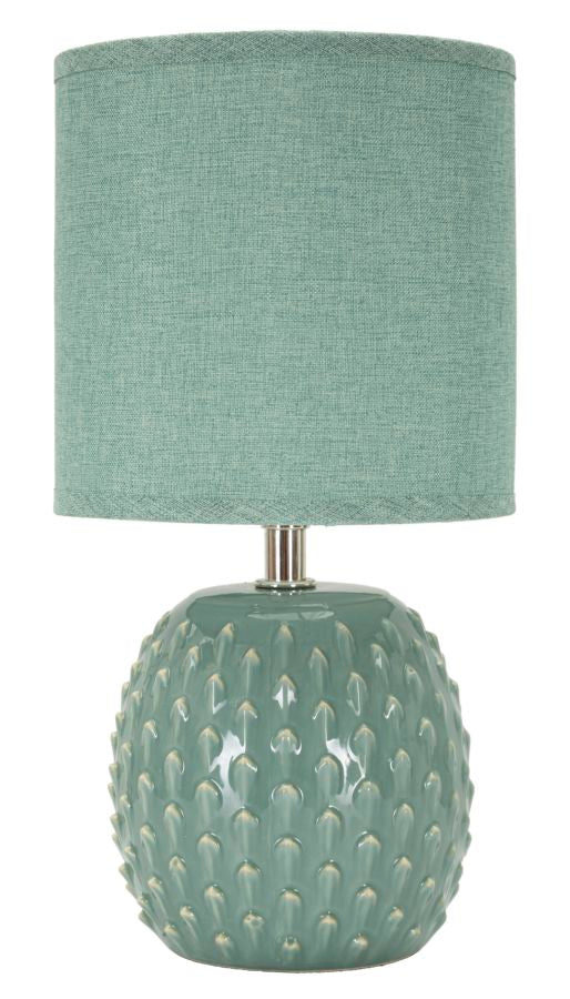 Lampada da comodino pontus turchese cm ø 14x27 min 2