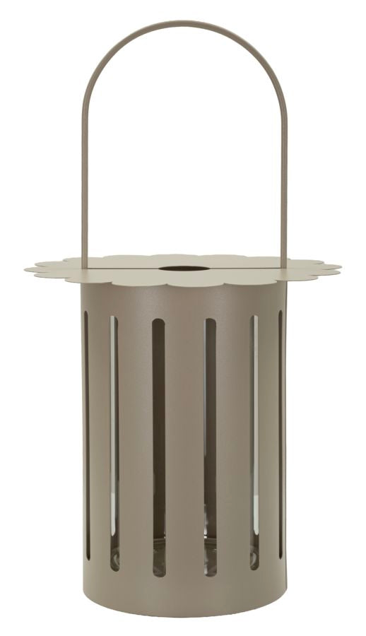 Lanterna saturno tortora cm ø 24x43