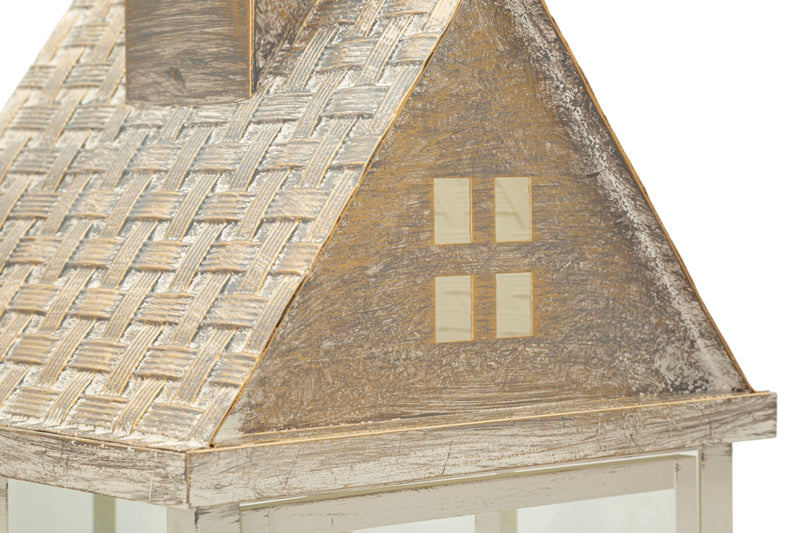 Lanterne home coppia cm 24,5x24,5x55-17x17x37,5 (vetro temperato)