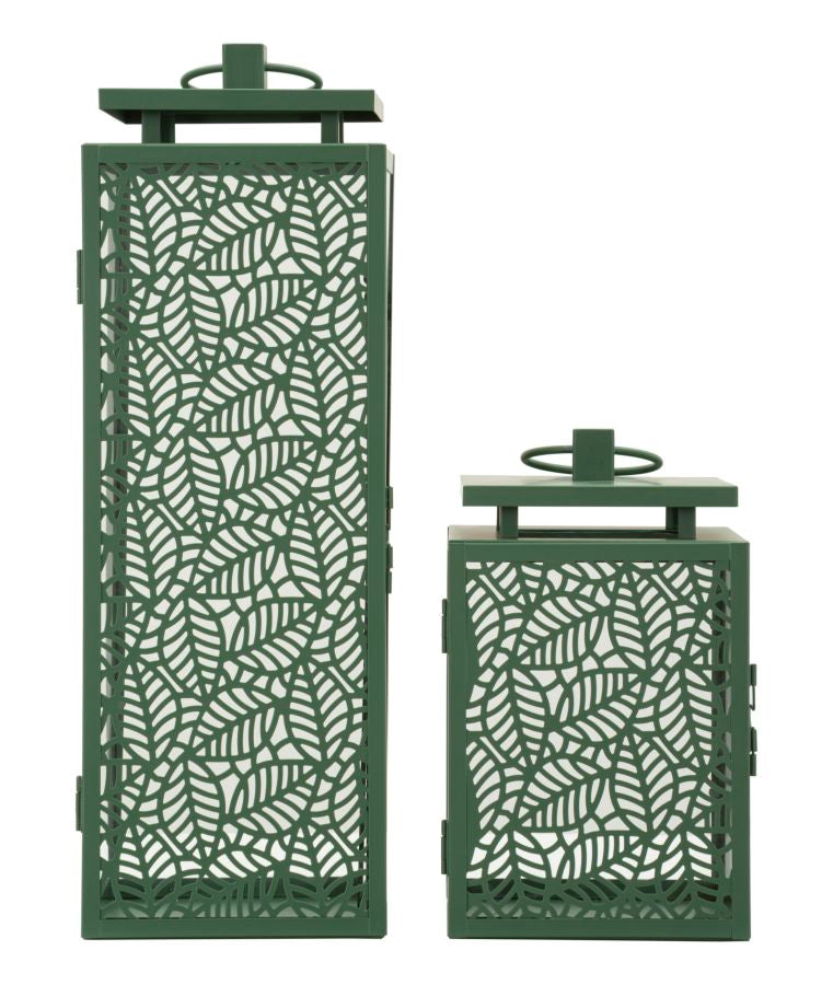 Lanterne hall coppia cm 15x14,5x41,5-15x14,5x24 (vetro temperato)