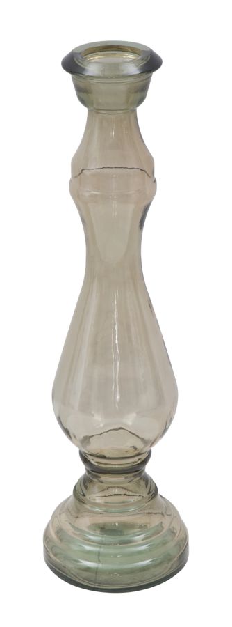 Mauro Ferretti Portacandela Vetro Riciclato Ø 22 x 75 cm (made in Spain)