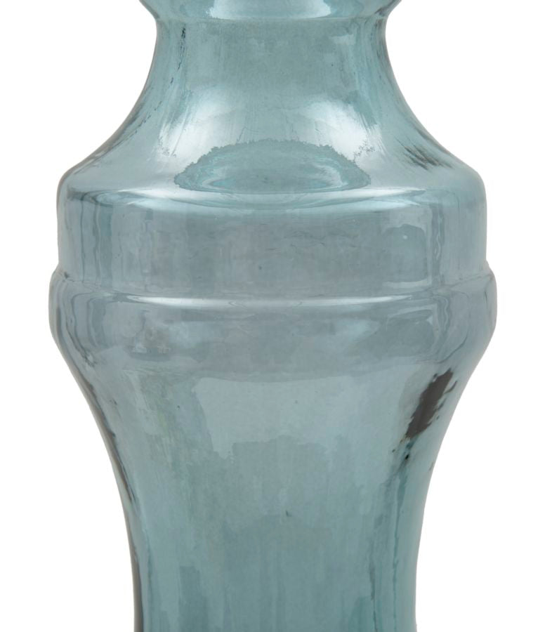 Mauro Ferretti Portacandela Vetro Riciclato Light Ø 17 x 55 cm (made in Spain)