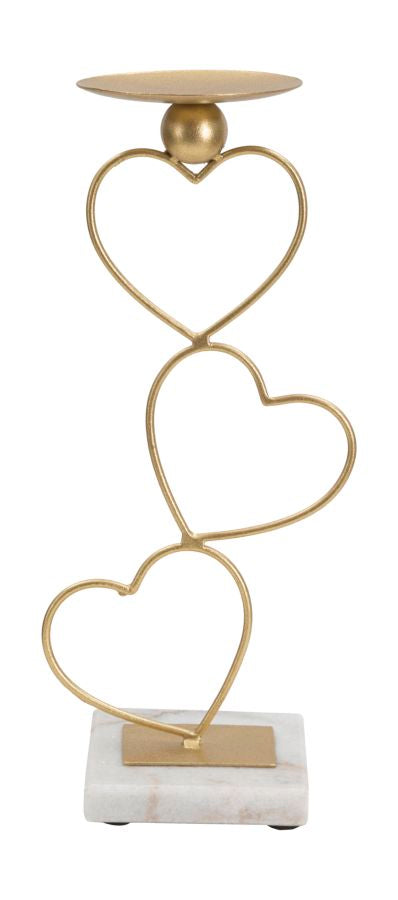 Mauro Ferretti Portacandela Hearts 14,5 x 10 x 32,5 cm