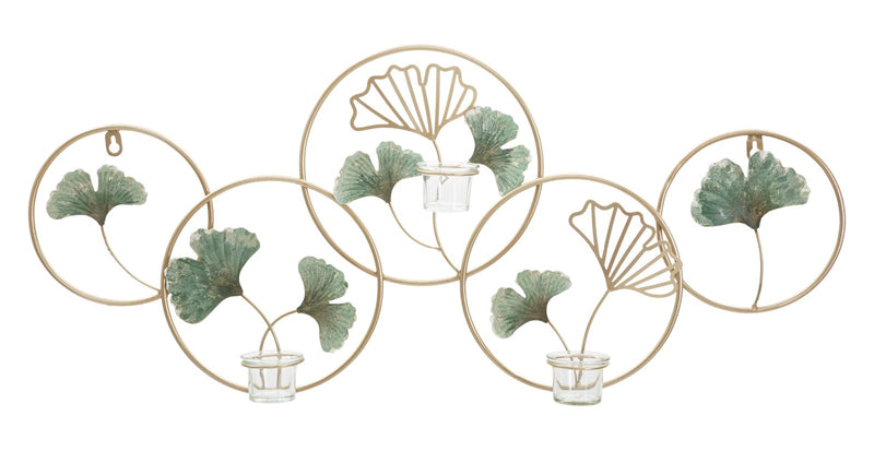 Mauro Ferretti Portacandela da Muro Greenery 80 x 7,5 x 35,5 cm
