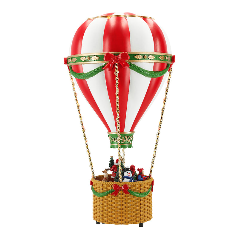 Mongolfiera di Babbo Natale animata LED Timstor