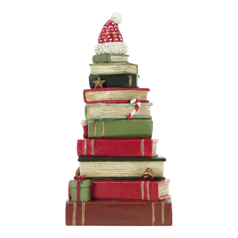 Pila di libri natalizi decorativi Timstor