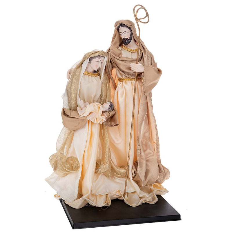 Sacra Famiglia natalizia dorata 40 cm Iliadis