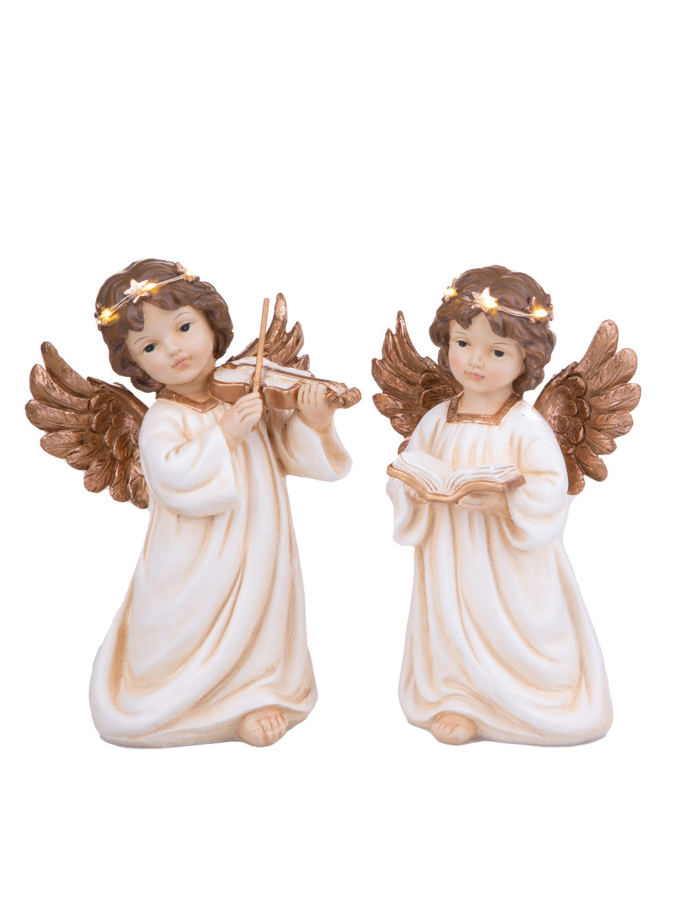 Brandani Angeli con 3 LED Set 2 pz – 25 cm