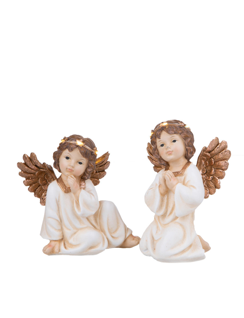 Brandani Angeli con 3 LED Set 2 pz – 16,5 cm