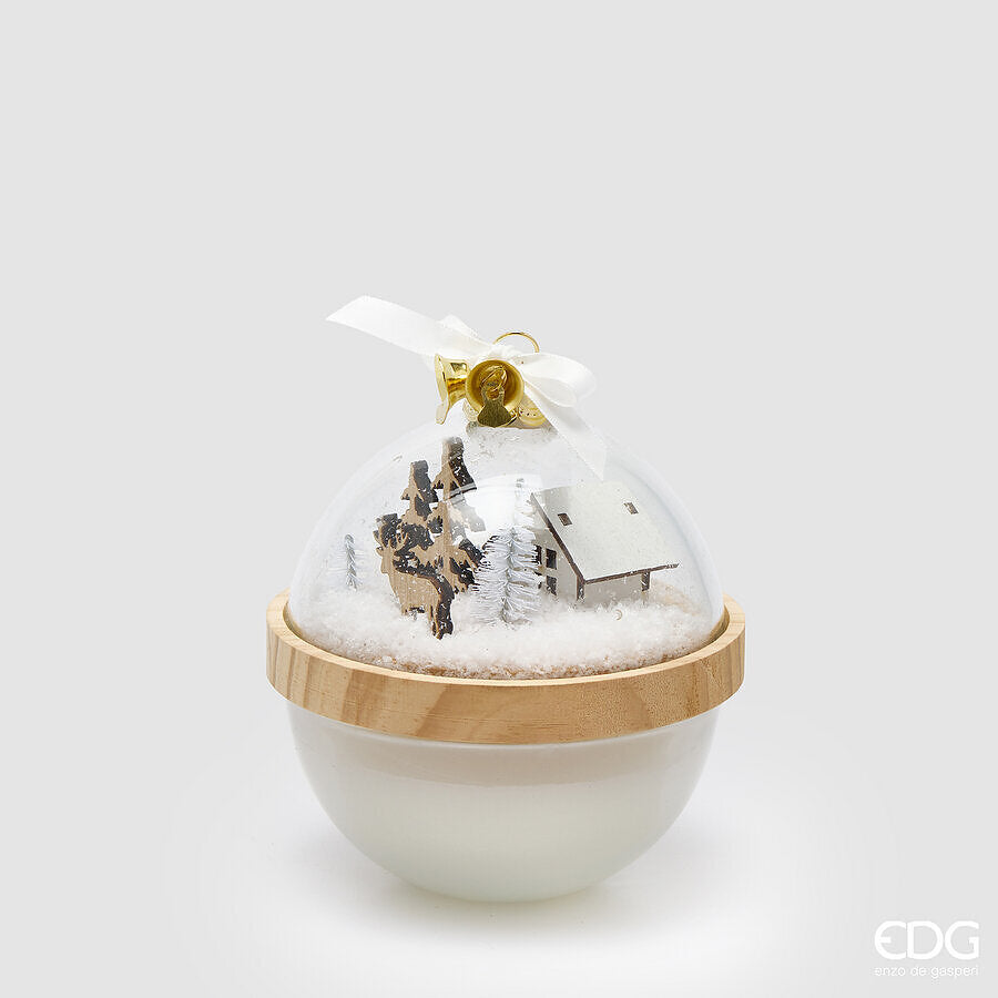Candela profumata Cupola White Musk 12 cm EDG - White Musk