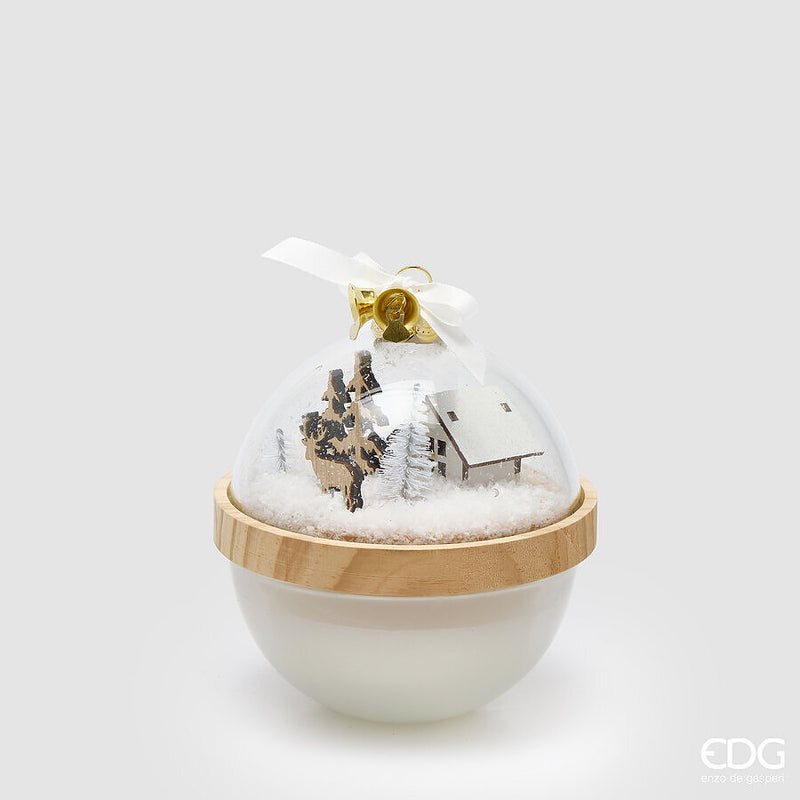 Candela profumata Cupola White Musk 12 cm EDG - White Musk