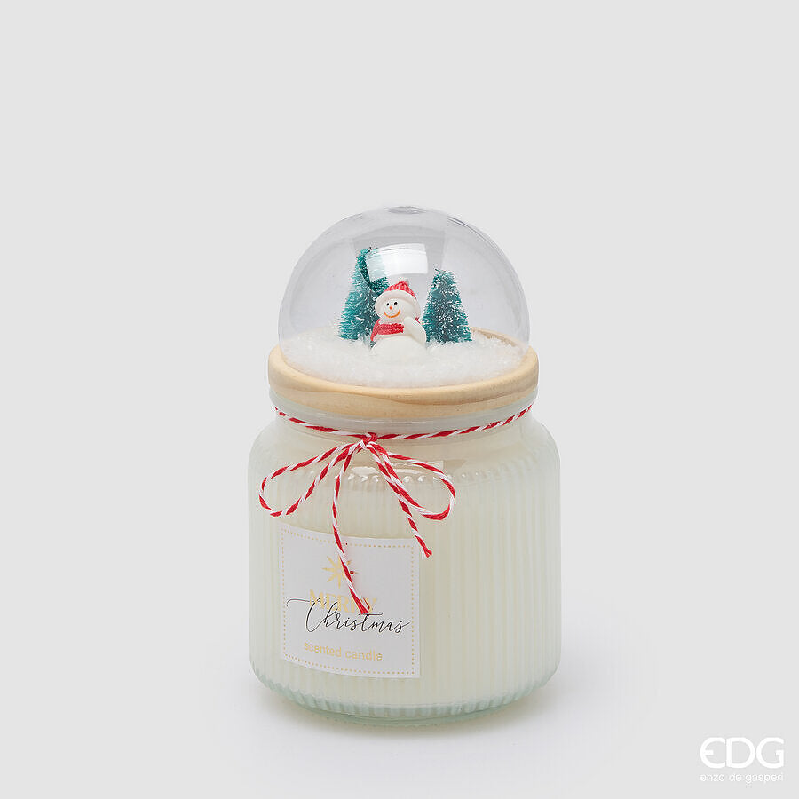 Candela profumata Cupola White Musk 15 cm EDG - White Musk