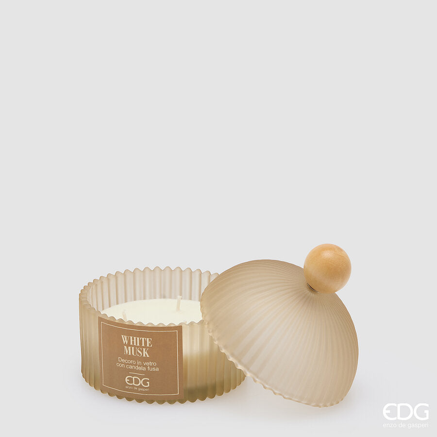 Candela profumata Nature 13 cm EDG - White Musk