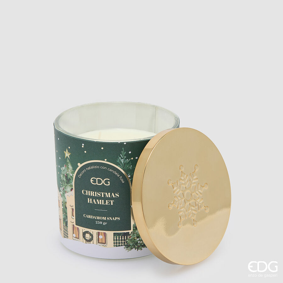 Candela profumata Noel 10 cm EDG - Cardamom Snaps