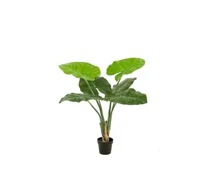 Alocasia artificiale 90 cm Emerald - dettaglio 2