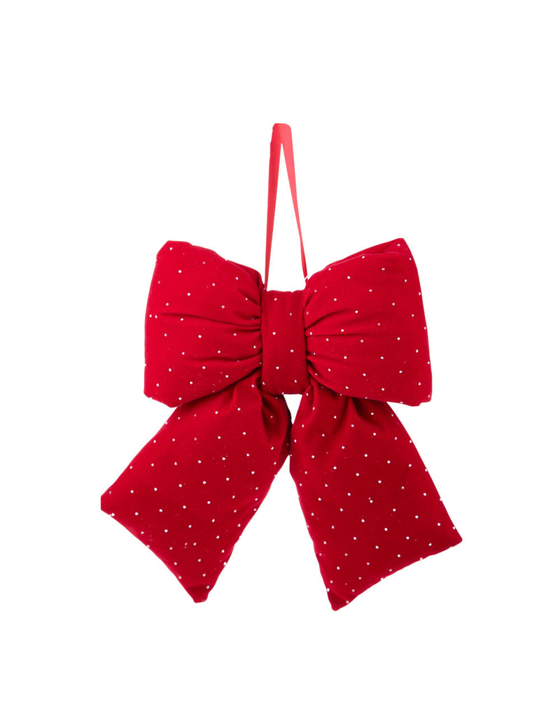Brandani Fiocco Rosso Velluto con Diamanti – Piccolo