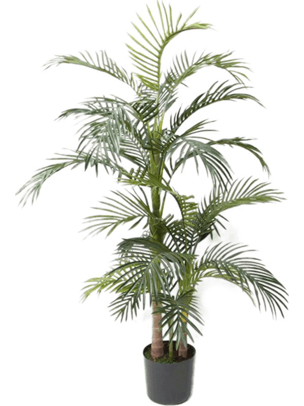 Palma Areca artificiale 130 cm con 24 foglie Emerald