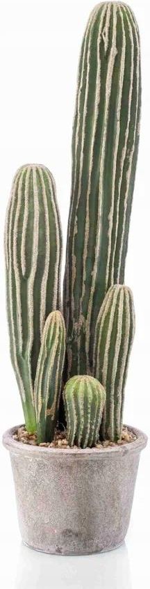 Cactus San Pedro artificiale in vaso grigio 57 cm Emerald