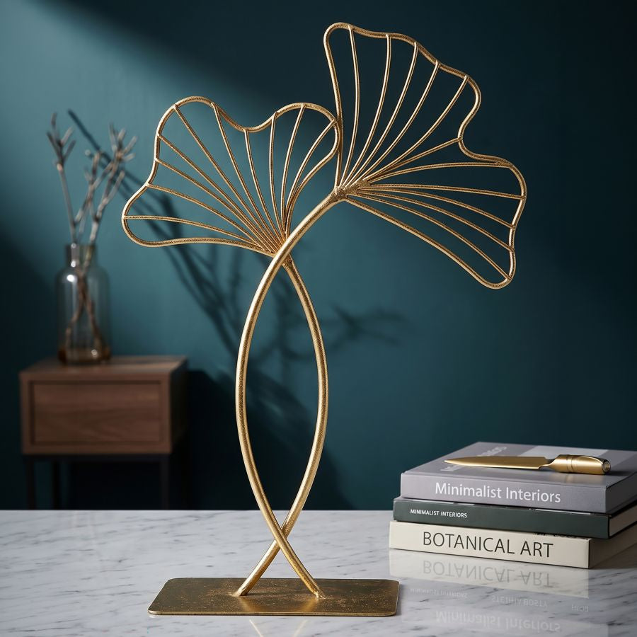 Mauro Ferretti Scultura Leaf Glam 25 x 8,5 x 35 cm