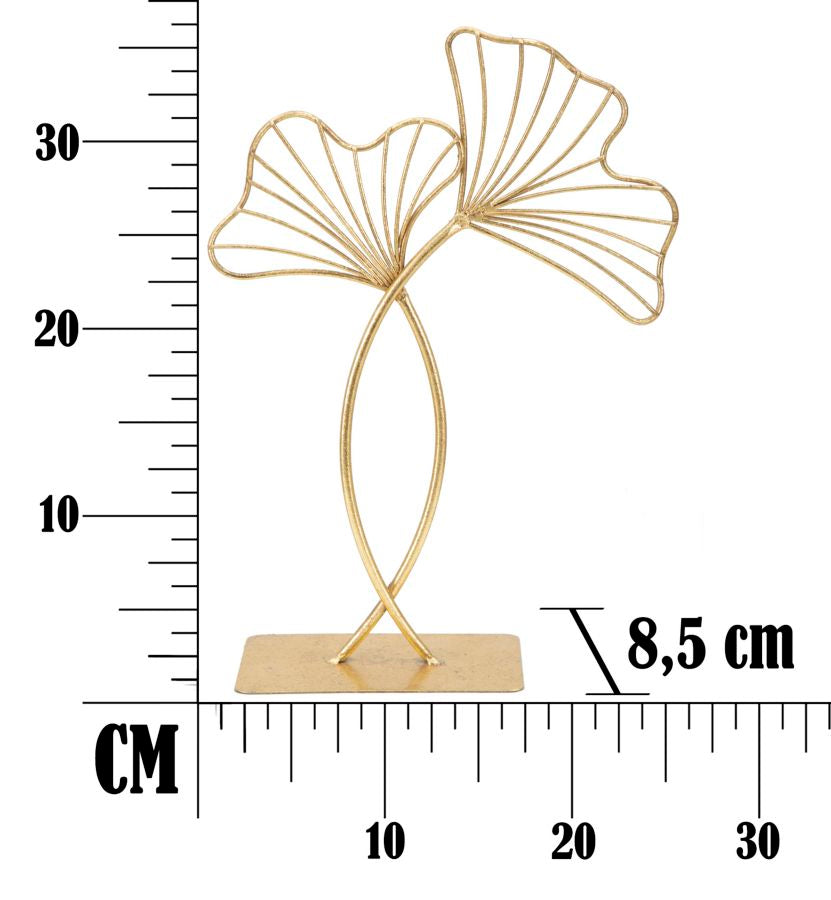 Mauro Ferretti Scultura Leaf Glam 25 x 8,5 x 35 cm