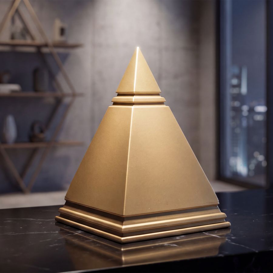 Mauro Ferretti Piramide Gold 11,5 x 11,5 x 15,5 cm