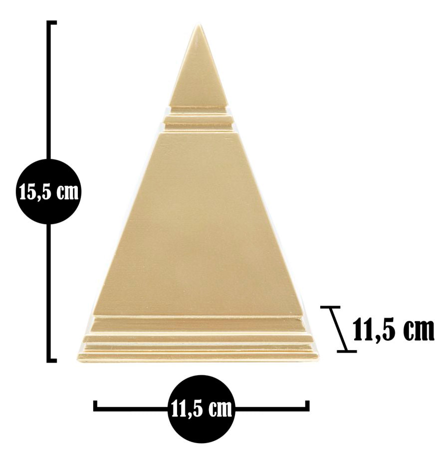 Mauro Ferretti Piramide Gold 11,5 x 11,5 x 15,5 cm