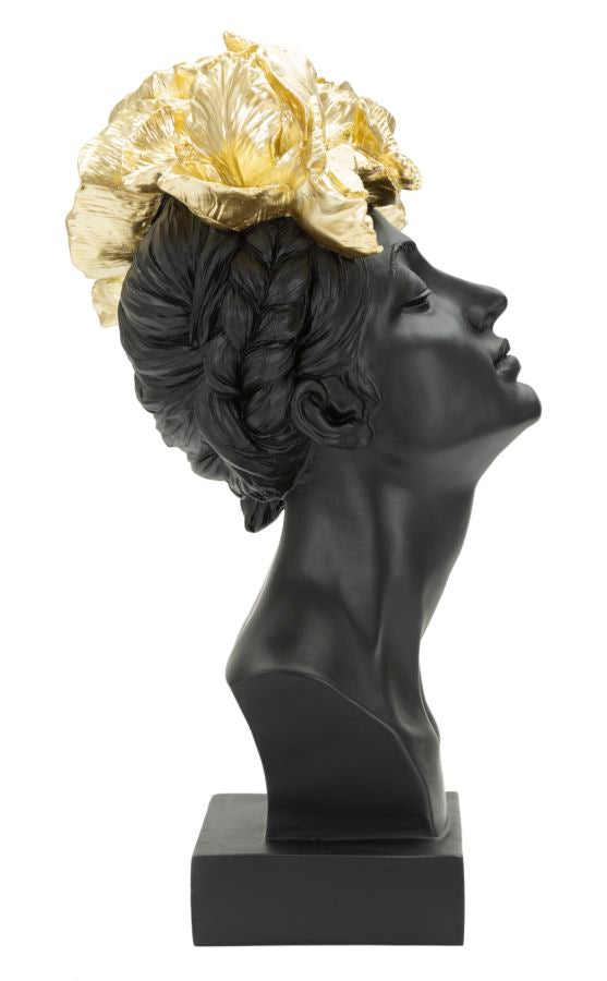 Mauro Ferretti Donna con Farfalle in Testa 21 x 20 x 36,5 cm