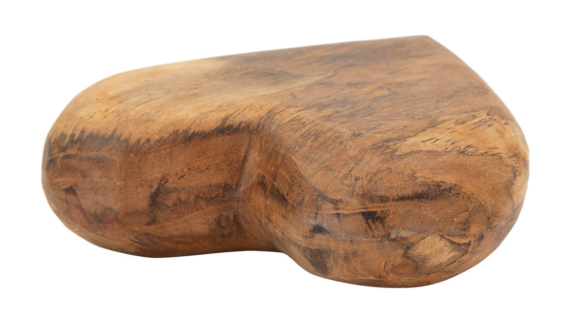 Mauro Ferretti Decorazione Hak in Teak Ric. 16 x 14 x 4,5 cm (pezzi Unici - Non Rip. in Serie)