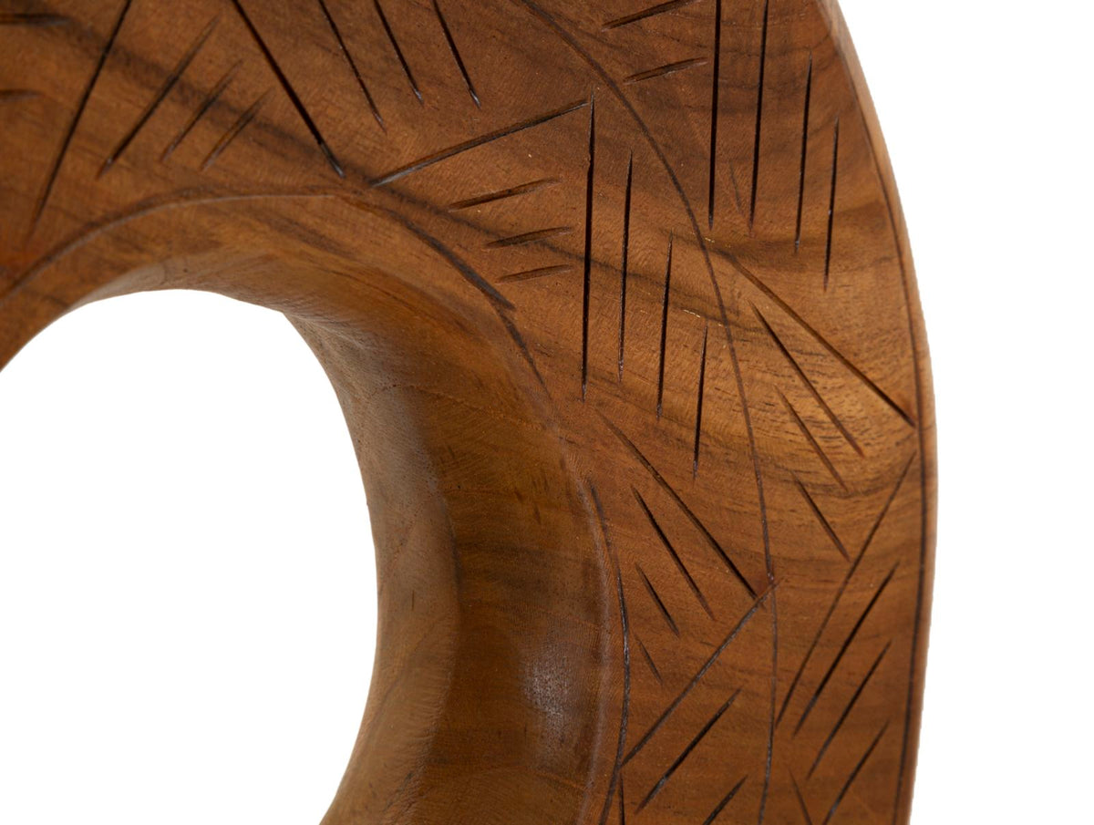 Mauro Ferretti Scultura Dorat in Teak Riciclato 35 x 10 x 58 cm (pezzi Unici - Non Rip. in Serie)