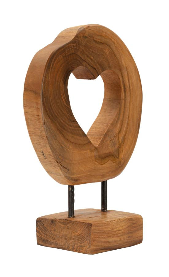 Mauro Ferretti Scultura Hasi in Teak Ric. 20 x 10 x 28 cm (pezzi Unici - Non Rip. in Serie)
