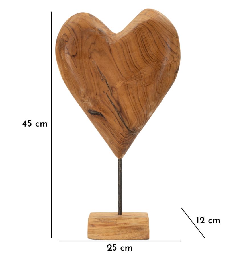 Mauro Ferretti Scultura Dobu in Teak Riciclato 25 x 12 x 45 cm (pezzi Unici - Non Rip. in Serie)