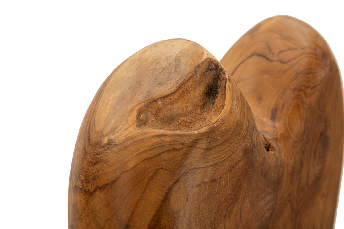 Mauro Ferretti Scultura Dobu in Teak Riciclato 25 x 12 x 45 cm (pezzi Unici - Non Rip. in Serie)