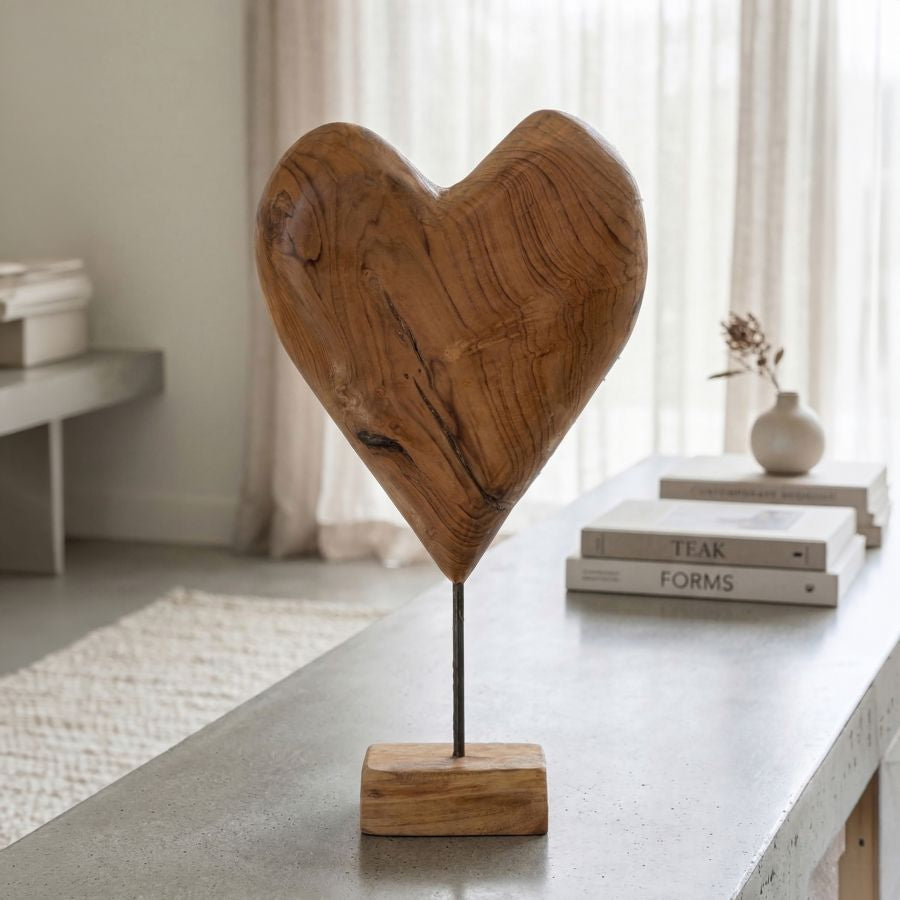 Mauro Ferretti Scultura Dobu in Teak Riciclato 25 x 12 x 45 cm (pezzi Unici - Non Rip. in Serie)