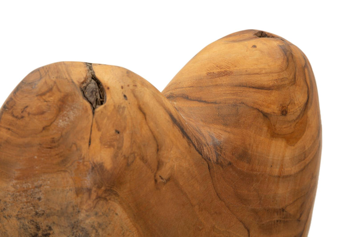 Mauro Ferretti Scultura Dobu in Teak Riciclato 20 x 12 x 37 cm (pezzi Unici - Non Rip. in Serie)