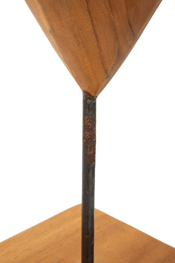 Mauro Ferretti Scultura Dobu in Teak Riciclato 20 x 12 x 37 cm (pezzi Unici - Non Rip. in Serie)